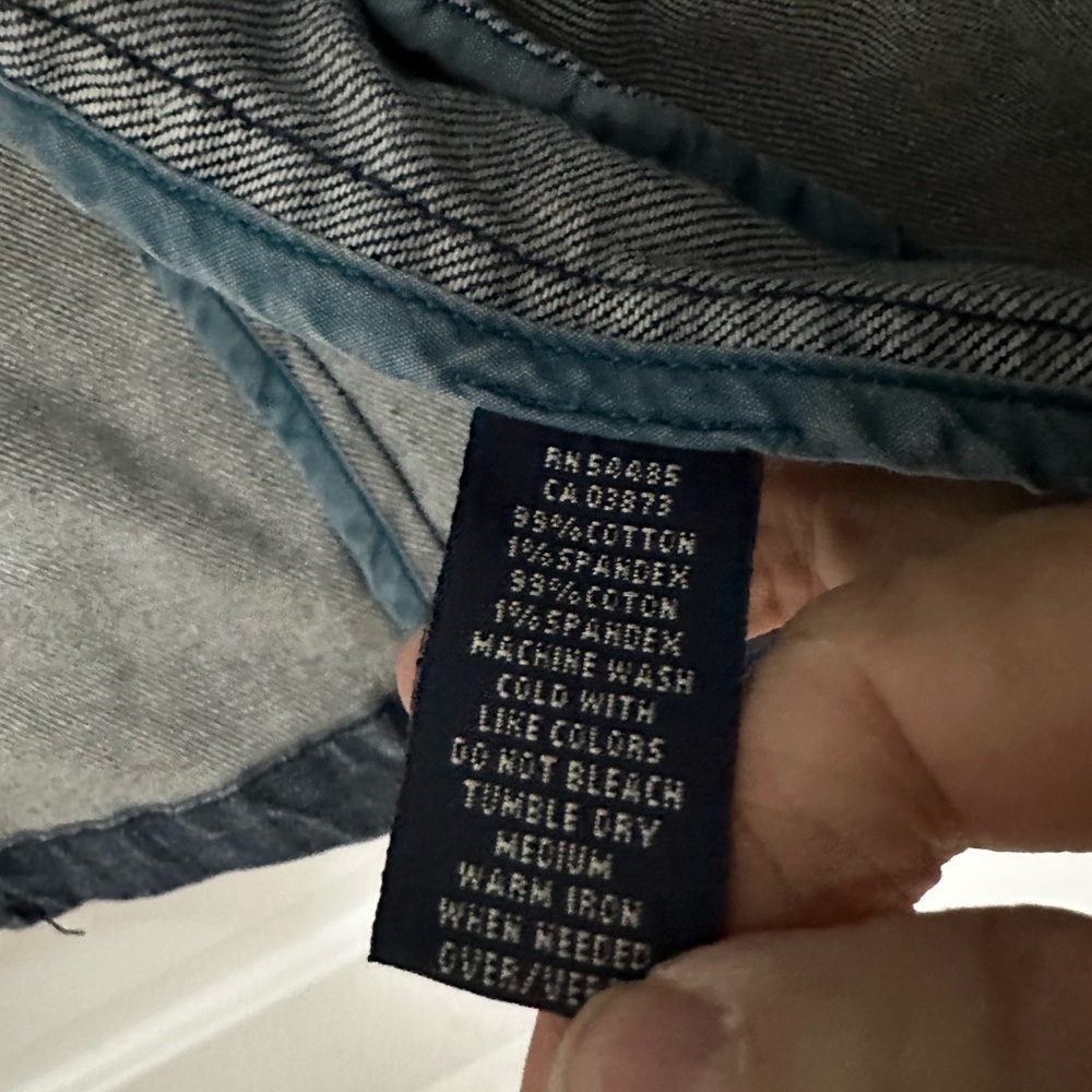 American Eagle Denim Jacket Size Large - Picture 5 of 8